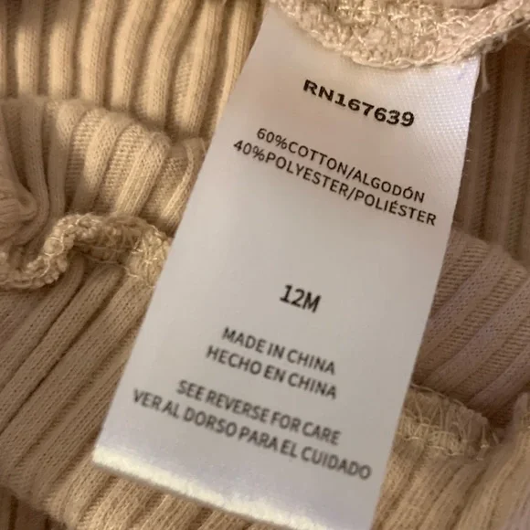 Nicole Miller baby Checkered Top and Ruffled Shorts Set 12 months - Picture 3 of 8